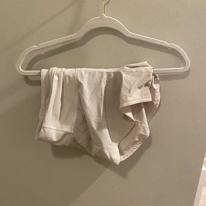 Lululemon Speed Up Shorts - White 4”